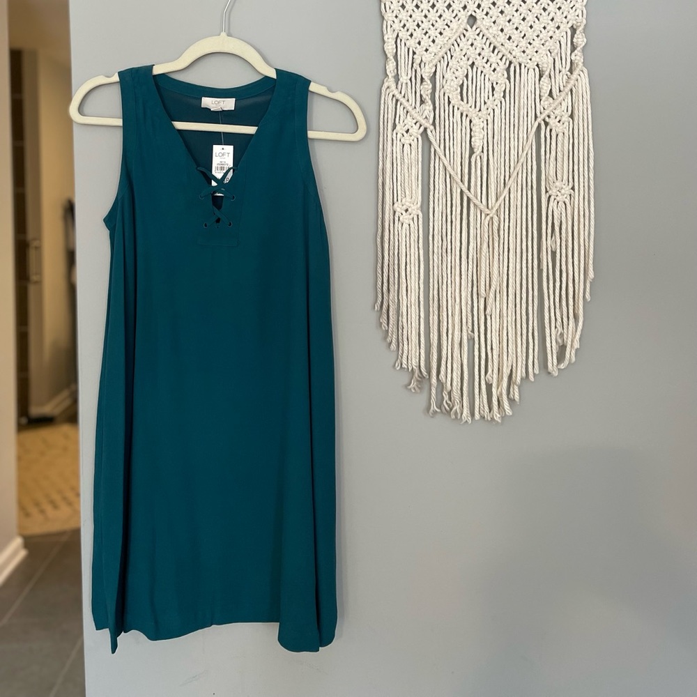Teal Loft dress